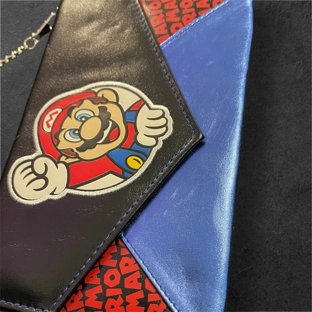 Nintendo Super Mario Bros Envelope Chain Clutch Purse - Picture 3 of 6